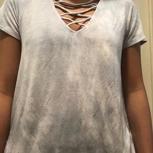 american eagle soft and sexy cross shirt 🌈